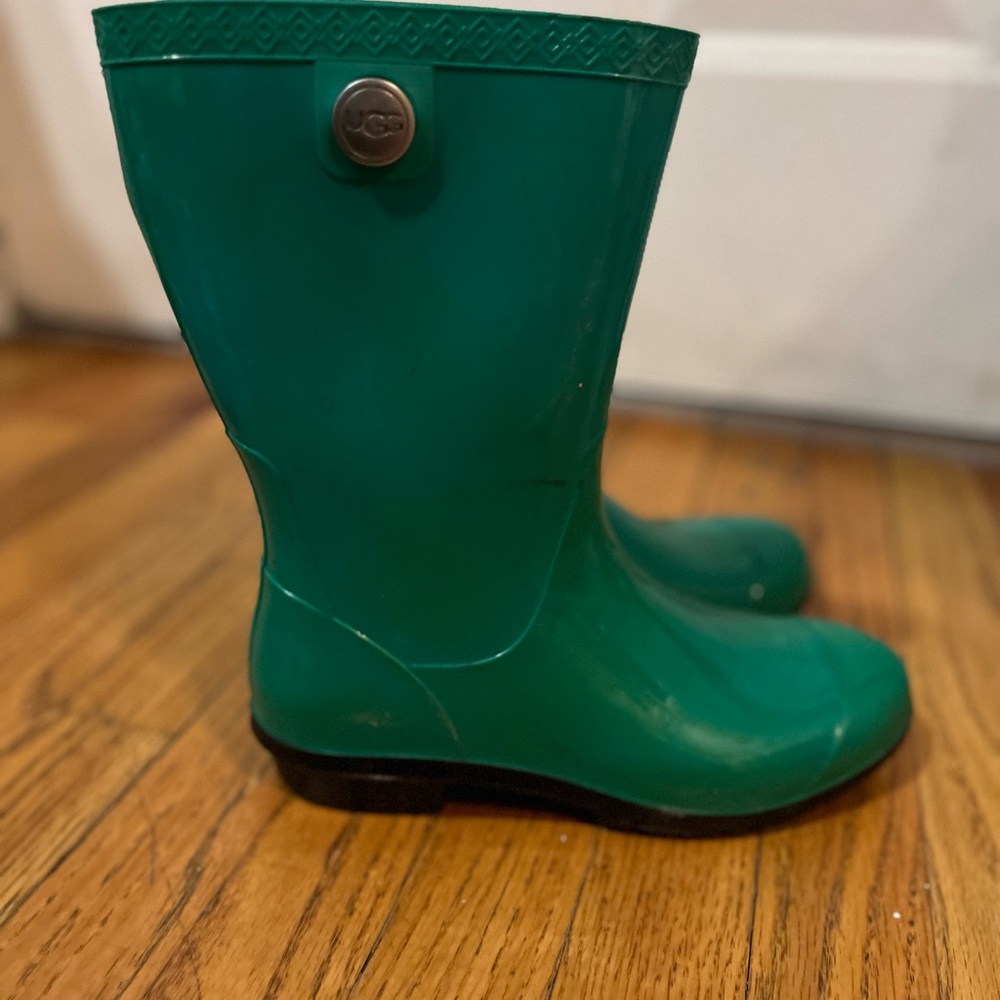 Emerald Green Ugg Sienna Rain Boots
